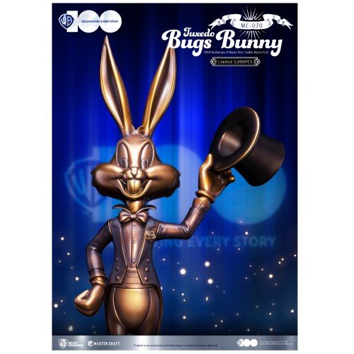 Beast Kingdom Warner Bros. 100Th Anniversary MC-070 Tuxedo Bugs Bunny Master Craft Statue - by Beast Kingdom