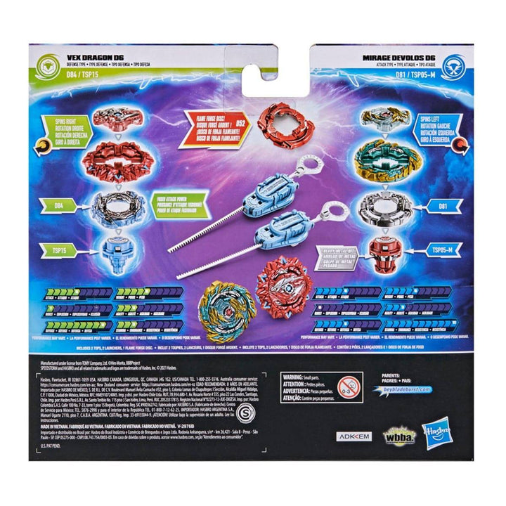 Beyblade Burst Surge Speedstorm Dragon Fire Faceoff - by Hasbro