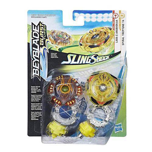 Beyblade Burst Turbo Slingshock Dual Pack - Choose your Beyblade - by Hasbro