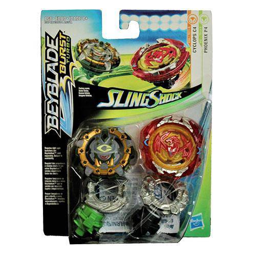 Beyblade Burst Turbo Slingshock Dual Pack - Choose your Beyblade - by Hasbro