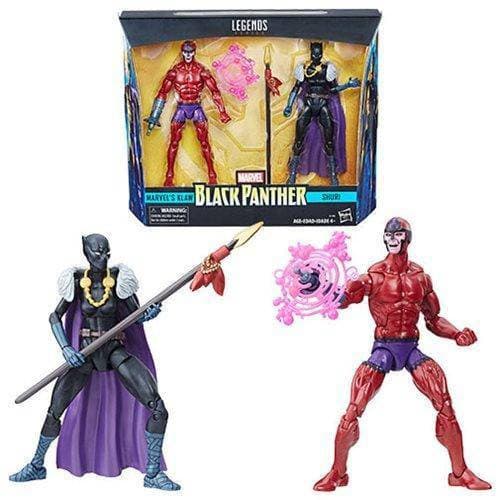 Black Panther Marvel Legends Shuri and Klaw 6-Inch Action Figures - Toys R Us Exclusive - by Hasbro