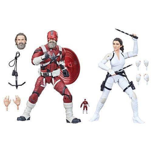 Black Widow Marvel Legends 6-Inch Red Guardian and Melina Vostkoff Action Figures - by Hasbro