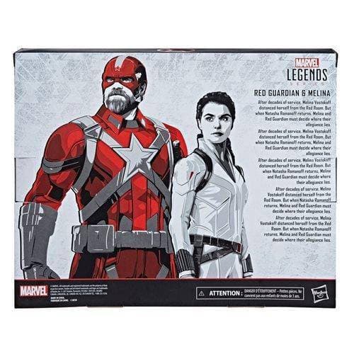 Black Widow Marvel Legends 6-Inch Red Guardian and Melina Vostkoff Action Figures - by Hasbro