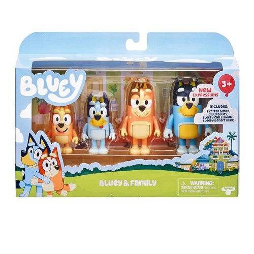 Bluey 4 Pack Figures - Select Figure(s) - by Moose Toys