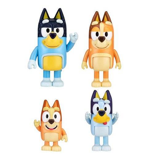 Bluey 4 Pack Figures - Select Figure(s) - by Moose Toys