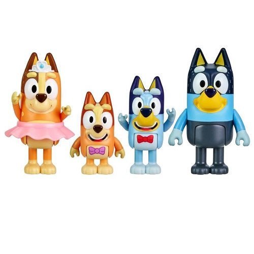 Bluey 4 Pack Figures - Select Figure(s) - by Moose Toys