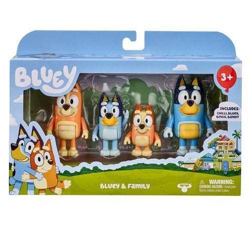 Bluey 4 Pack Figures - Select Figure(s) - by Moose Toys