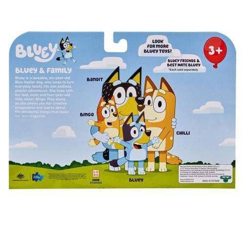 Bluey 4 Pack Figures - Select Figure(s) - by Moose Toys