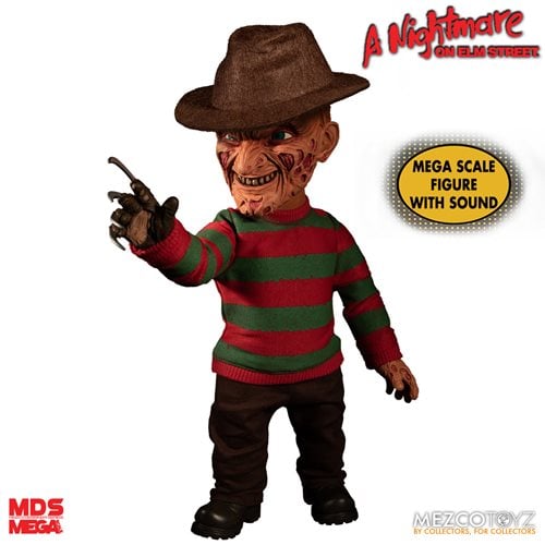 Mezco Toyz A Nightmare on Elm Street Freddy Krueger Talking 15-Inch Mega-Scale Doll