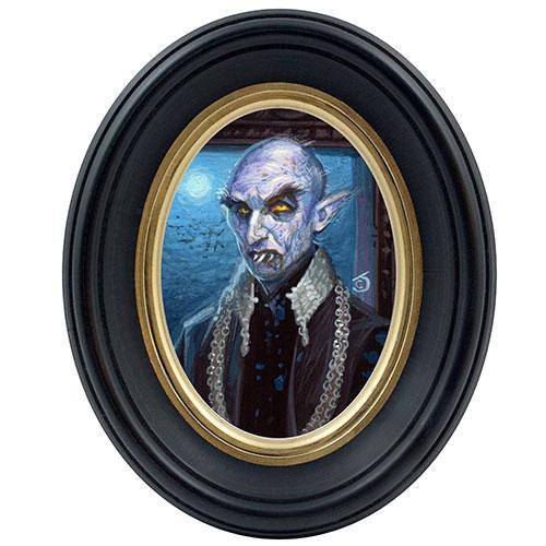 Cameo Creeps Tiny Monster Paintings - Count Orlok - by Chris Seaman Illustration