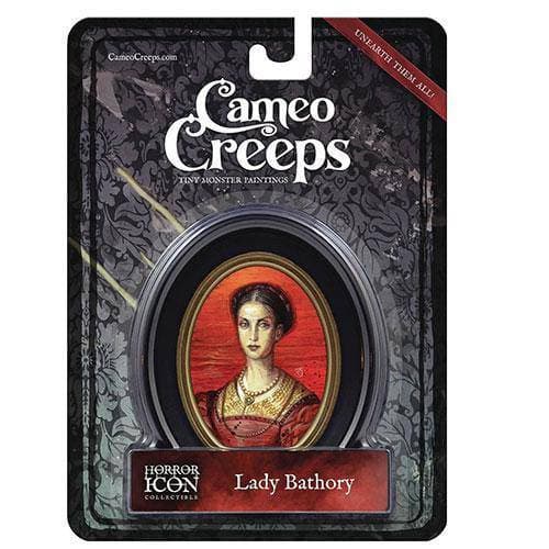 Cameo Creeps Tiny Monster Paintings - Lady Bathory - by Chris Seaman Illustration