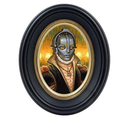 Cameo Creeps Tiny Monster Paintings - Metropolis Maria - by Chris Seaman Illustration