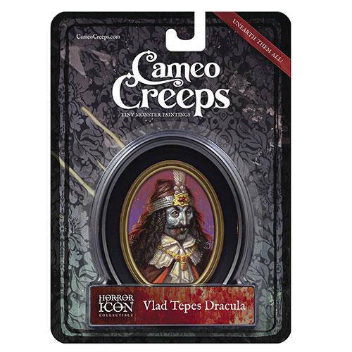 Cameo Creeps Tiny Monster Paintings - Vlad Tepes Dracula - by Chris Seaman Illustration