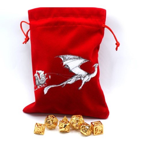 Christmas Themed Dice Bag - Choose a Design - by Hymgho