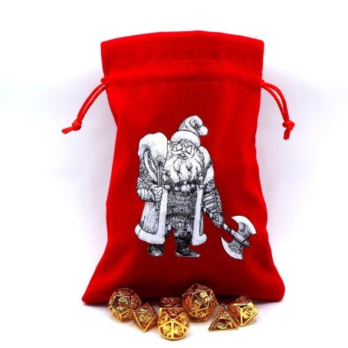 Christmas Themed Dice Bag - Choose a Design - by Hymgho