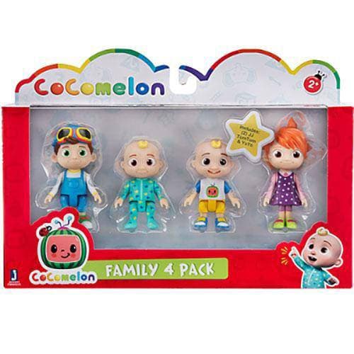 Cocomelon 4 Figure Family Pack Set - by Jazwares