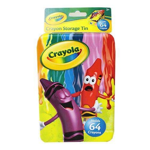 Crayola Large Crayon Storage Tin Box - by Tin Box Company