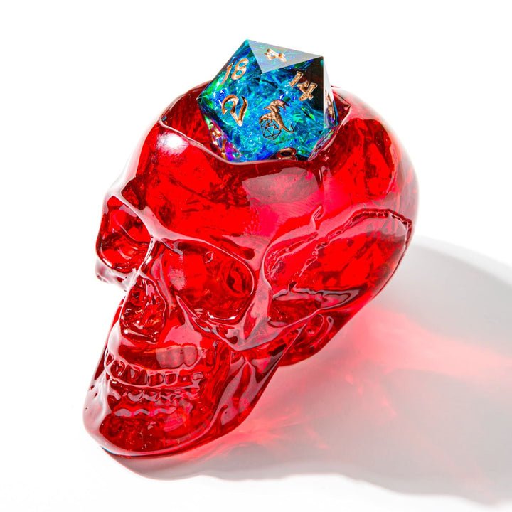 D20 Dice Skull Holder- Choose a Color - by Hymgho