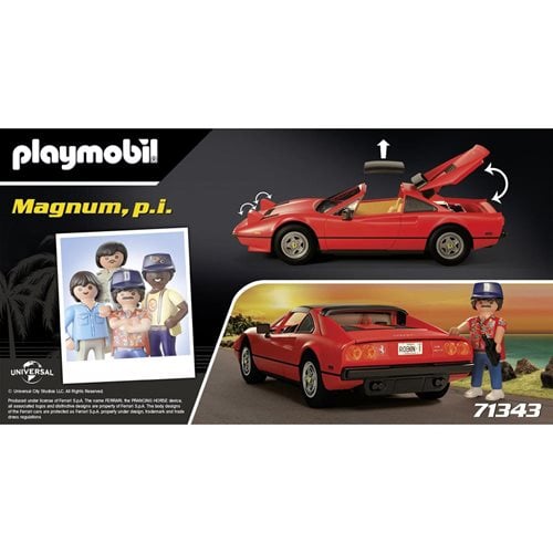 Playmobil 71343 Magnum P.I. Ferrari 308 GTS