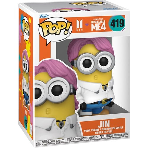 Funko Pop! - Despicable Me 4 Minion x BTS Vinyl Figure - Select Figure(s)