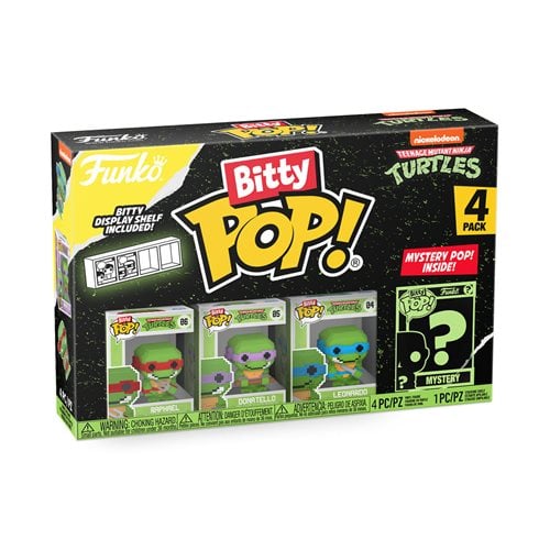 Funko Bitty Pop! Teenage Mutant Ninja Turtles Comics Mini-Figure 4-Pack - Select Set(s)