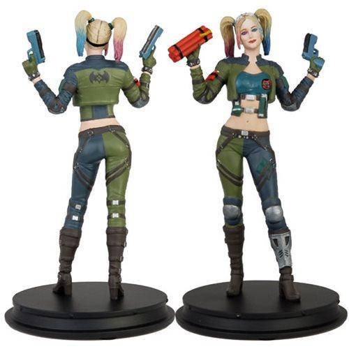 DC Injustice Harley Quinn Green Costume Deluxe Statue - Previews Exclusive - by Icon Heroes