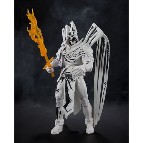 DC Multiverse Azrael Curse of the White Knight Sketch Gold Label 7-Inch Action Figure - Entertainment Earth Exclusive - by McFarlane Toys