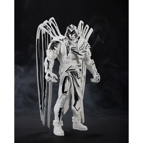 DC Multiverse Azrael Curse of the White Knight Sketch Gold Label 7-Inch Action Figure - Entertainment Earth Exclusive - by McFarlane Toys