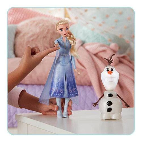 Disney Frozen 2 Talk and Glow Olaf and Elsa Dolls - by Hasbro