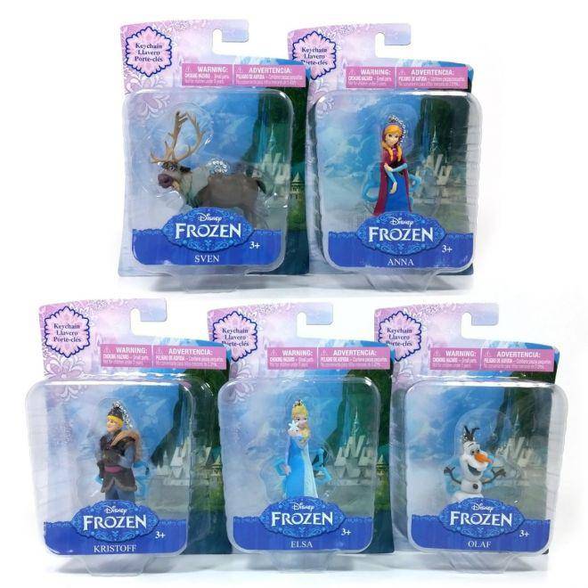 Disney Frozen 3" Figurines Key Chain- Select Figure(s) - by Monogram