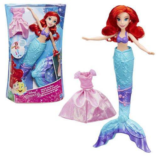 Disney Princess Splash Surprise Ariel Doll - by Hasbro