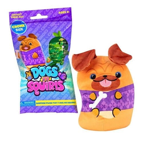 Dogs vs Squirls Chonks 6 Inch Plush Mystery Bag - by CEPIA