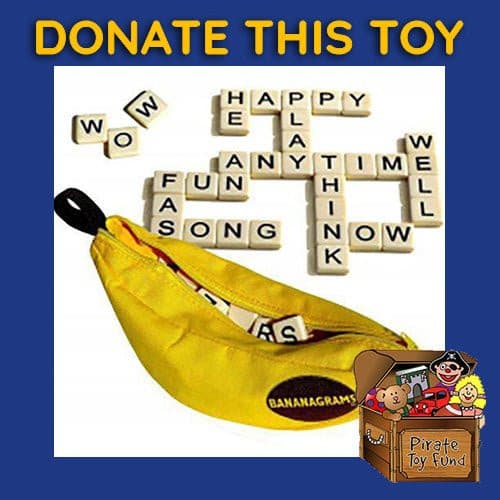 DONATE THIS TOY - Pirate Toy Fund - BANANAGRAMS - ORIGINAL - by BANANAGRAMS