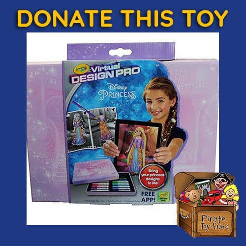 DONATE THIS TOY - Pirate Toy Fund - Crayola Virtual Design Pro Portfolio Princess - by Crayola