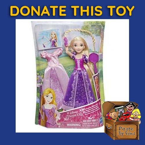 DONATE THIS TOY - Pirate Toy Fund - Disney Princess Swinging Adventures Rapunzel Doll - by Hasbro