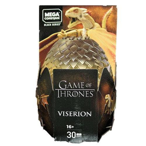 DONATE THIS TOY - Pirate Toy Fund - Game Of Thrones Mega Construx Dragon Egg - Viserion - by Mattel