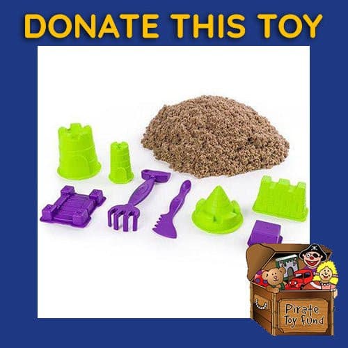 DONATE THIS TOY - Pirate Toy Fund - Kinetic Sand Beach Sand Kingdom Playset - by Spin Master