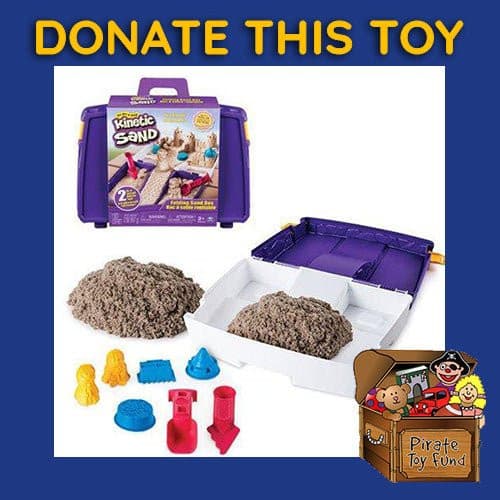 DONATE THIS TOY - Pirate Toy Fund - Kinetic Sand Folding Sand Box - by Spin Master