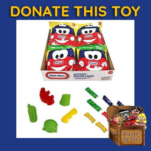 DONATE THIS TOY - Pirate Toy Fund - Little Tikes Activity Dough Bag - Set of 4 - by Little Tikes