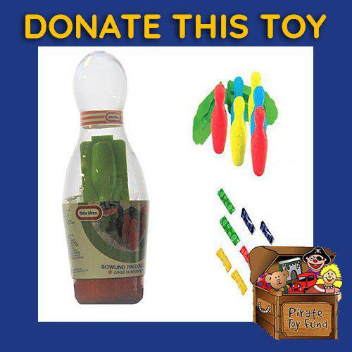 DONATE THIS TOY - Pirate Toy Fund - Little Tikes Bowling Pin Dough Set - by Little Tikes