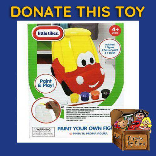 DONATE THIS TOY - Pirate Toy Fund - Little Tikes Paint Your Own Figure - by Little Tikes