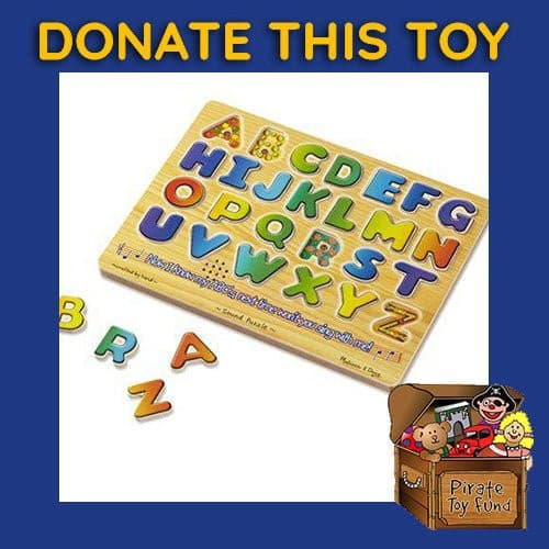 DONATE THIS TOY - Pirate Toy Fund - Melissa & Doug - Alphabet Sound Puzzle - by Melissa and Doug