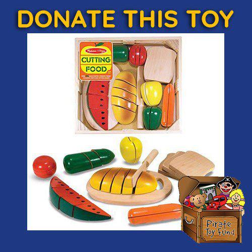 DONATE THIS TOY - Pirate Toy Fund - Melissa & Doug - Cutting Food Box - by Melissa and Doug