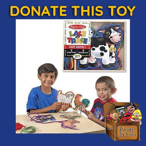 DONATE THIS TOY - Pirate Toy Fund - Melissa & Doug - Lace and Trace Farm Animals - by Melissa and Doug