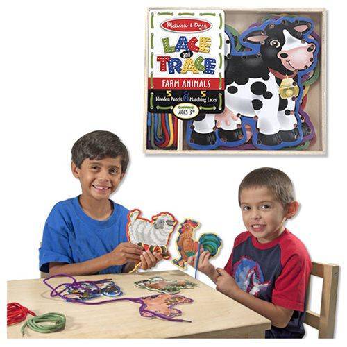 DONATE THIS TOY - Pirate Toy Fund - Melissa & Doug - Lace and Trace Farm Animals - by Melissa and Doug