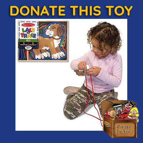 DONATE THIS TOY - Pirate Toy Fund - Melissa & Doug - Lace and Trace Pets - by Melissa and Doug