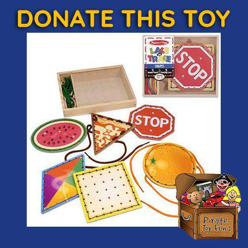 DONATE THIS TOY - Pirate Toy Fund - Melissa & Doug - Lace and Trace Shapes - by Melissa and Doug