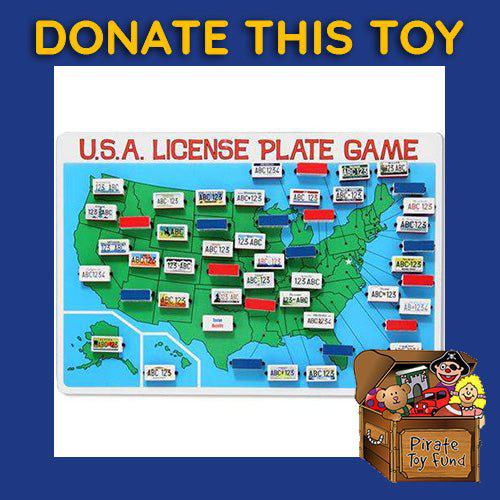 DONATE THIS TOY - Pirate Toy Fund - Melissa & Doug - License Plate Game - by Melissa and Doug