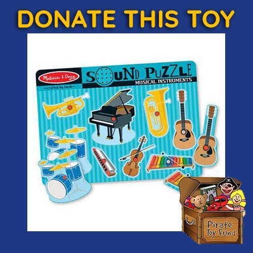 DONATE THIS TOY - Pirate Toy Fund - Melissa & Doug - Musical Instruments Sound Puzzle - by Melissa and Doug