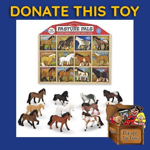 DONATE THIS TOY - Pirate Toy Fund - Melissa & Doug - Pasture Pals Horses - by Melissa and Doug